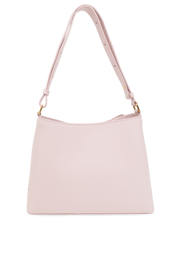 BALMAIN｜Embleme Shoulder a2172 Balmain Embleme Shoulder Bag in Grained Leather | Neiman Marcus